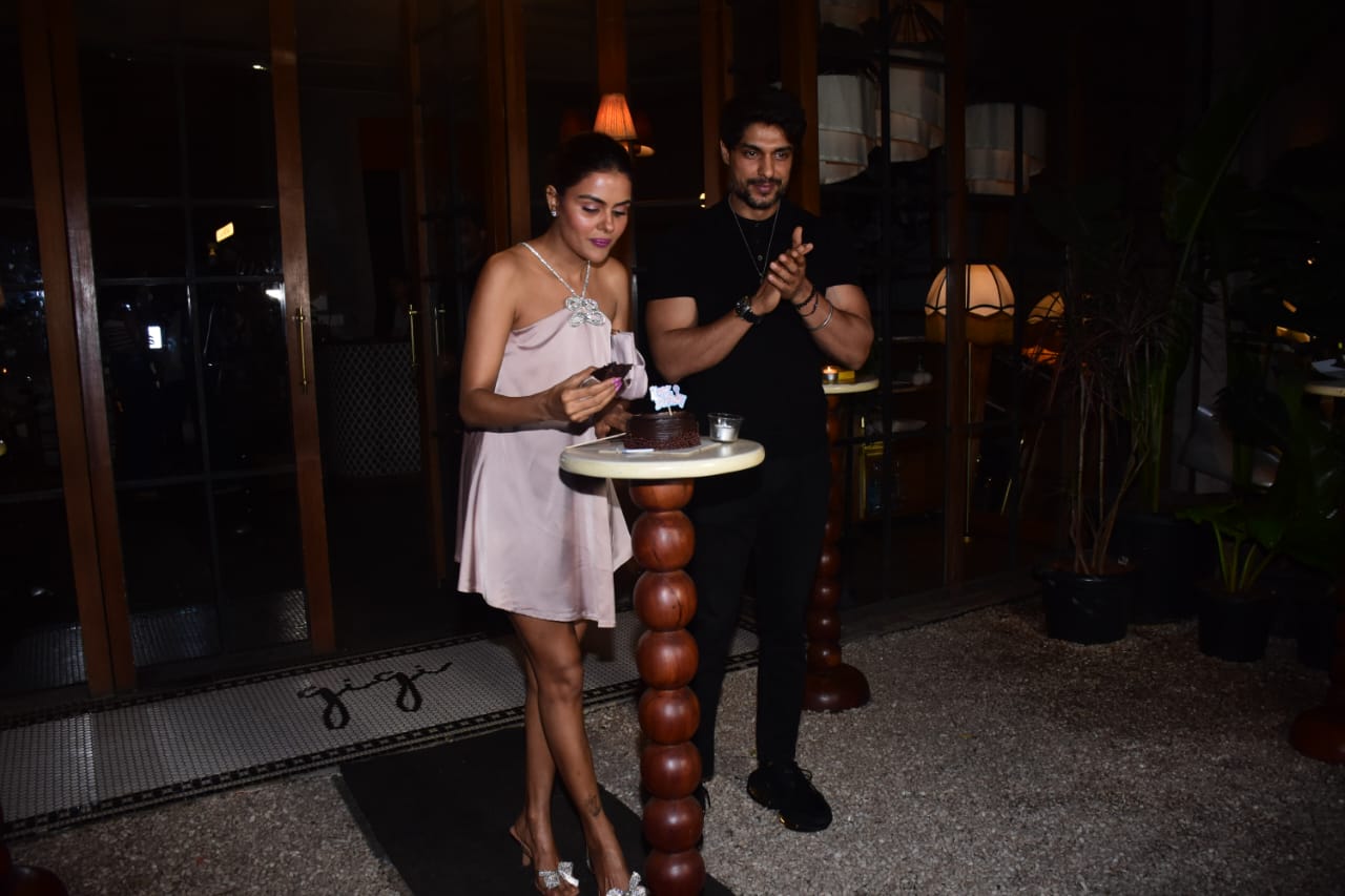 The duo cut a beautiful birthday cake together, making the moment special for their fans.