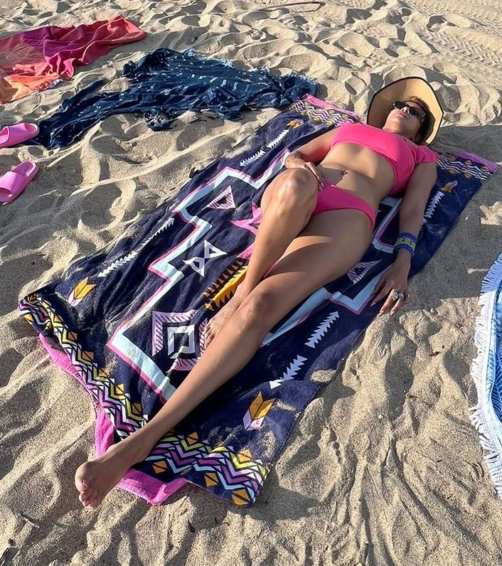 Tollywood Actress Manchu Lakshmi Latest Pics In Bikini Went Viral