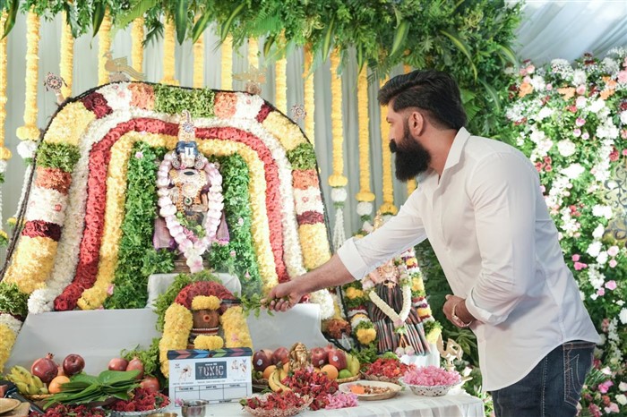 Yash Starrer Toxic movie Launch Photos