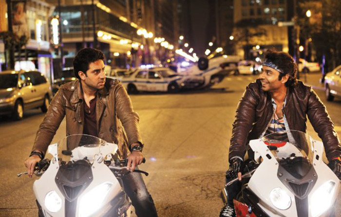 Jay and Ali from Dhoom (Abhishek Bachchan and Uday Chopra)