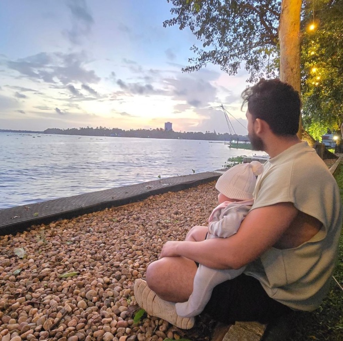 Amala Paul introduces son Ilai to the world on Onam
