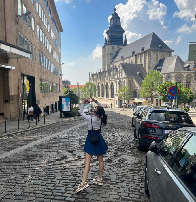 Ashika Ranganath Belgium trip photos