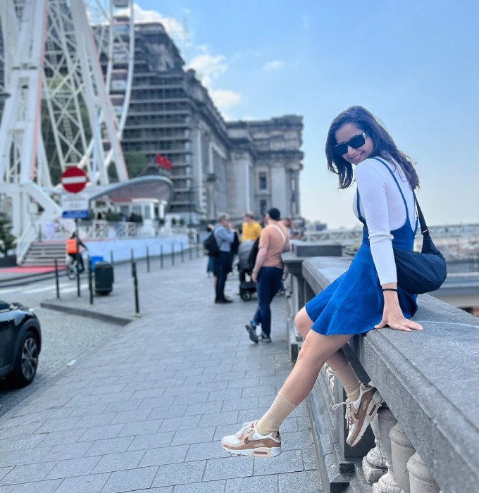 Ashika Ranganath Belgium trip photos