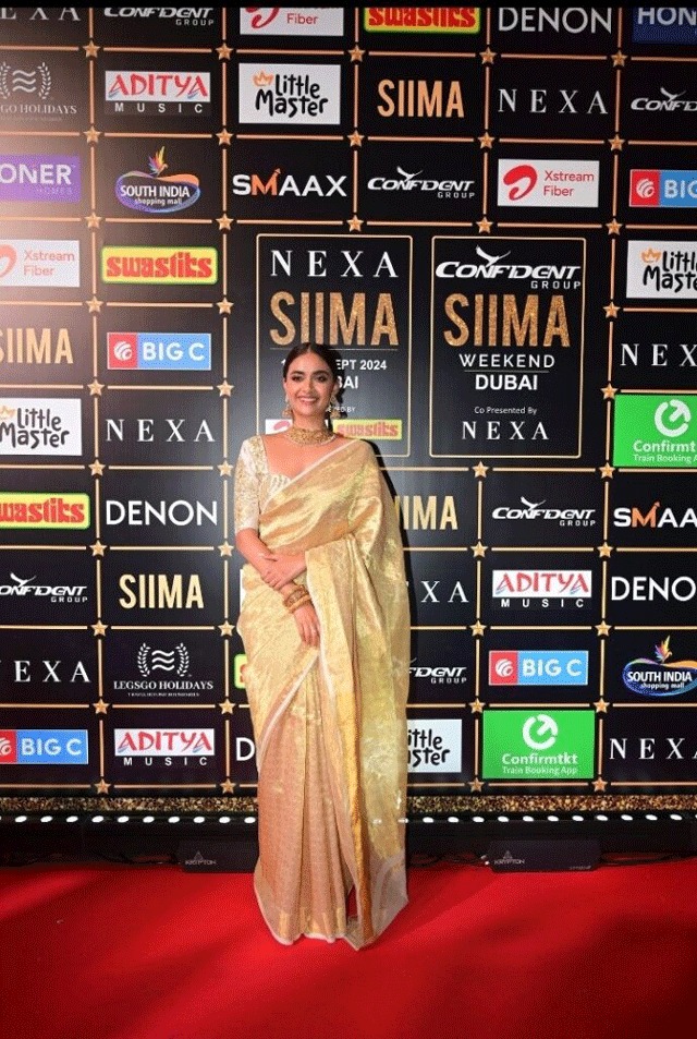 Keerthy Suresh at SIIMA Awards 2024.