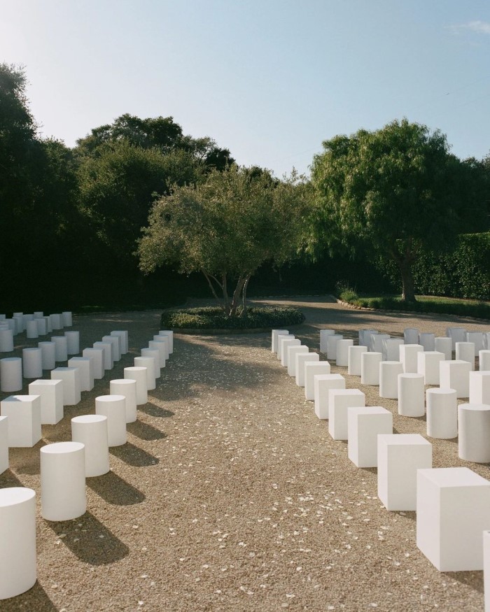 The wedding took place at Charlie’s family home in Montecito, California.