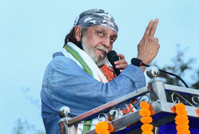 Mithun is married to actress Yogeeta Bali, and they have four children: