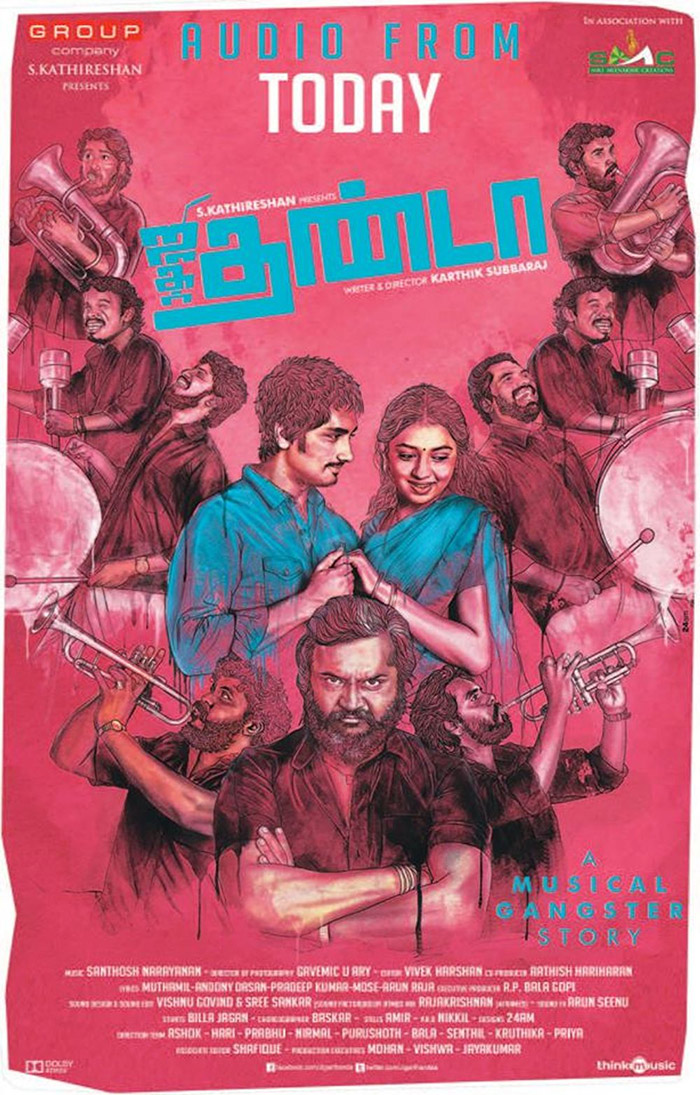 Jigarthanda(Tamil): A crime drama centered around an aspiring filmmaker who gets entangled with a notorious gangster.