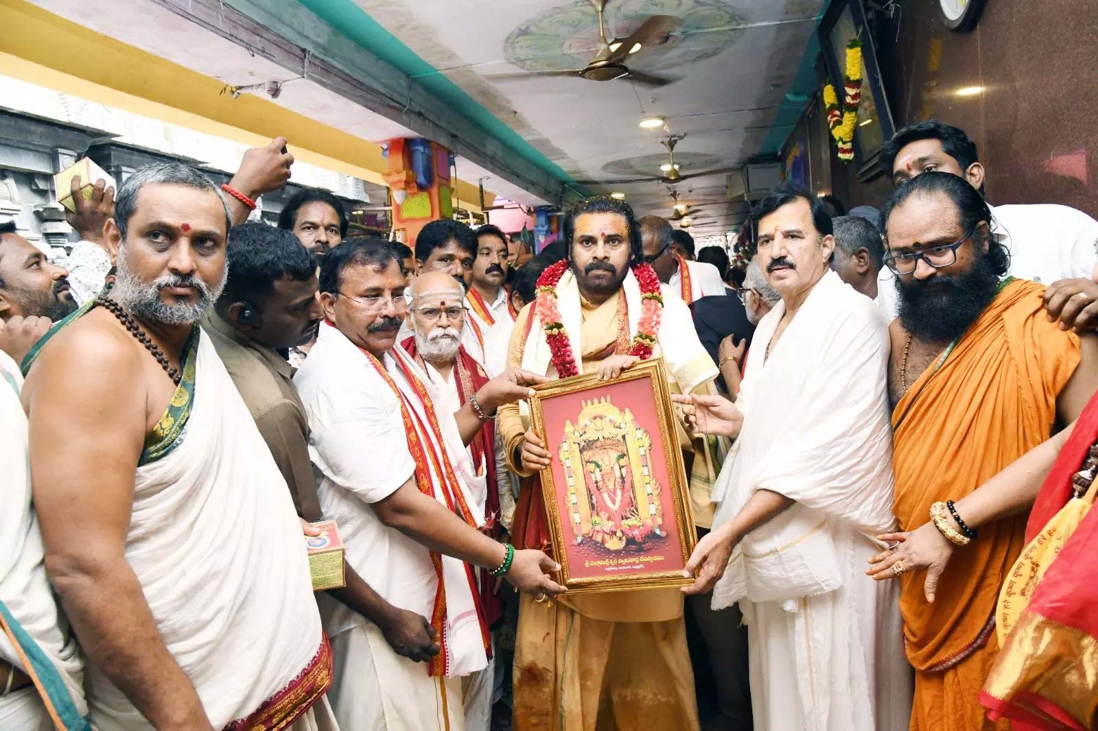 Pawan Kalyan, the Deputy Chief Minister of Andhra Pradesh and a popular actor, participated in a cleaning drive at the Kanaka Durga Temple in Vijayawada.