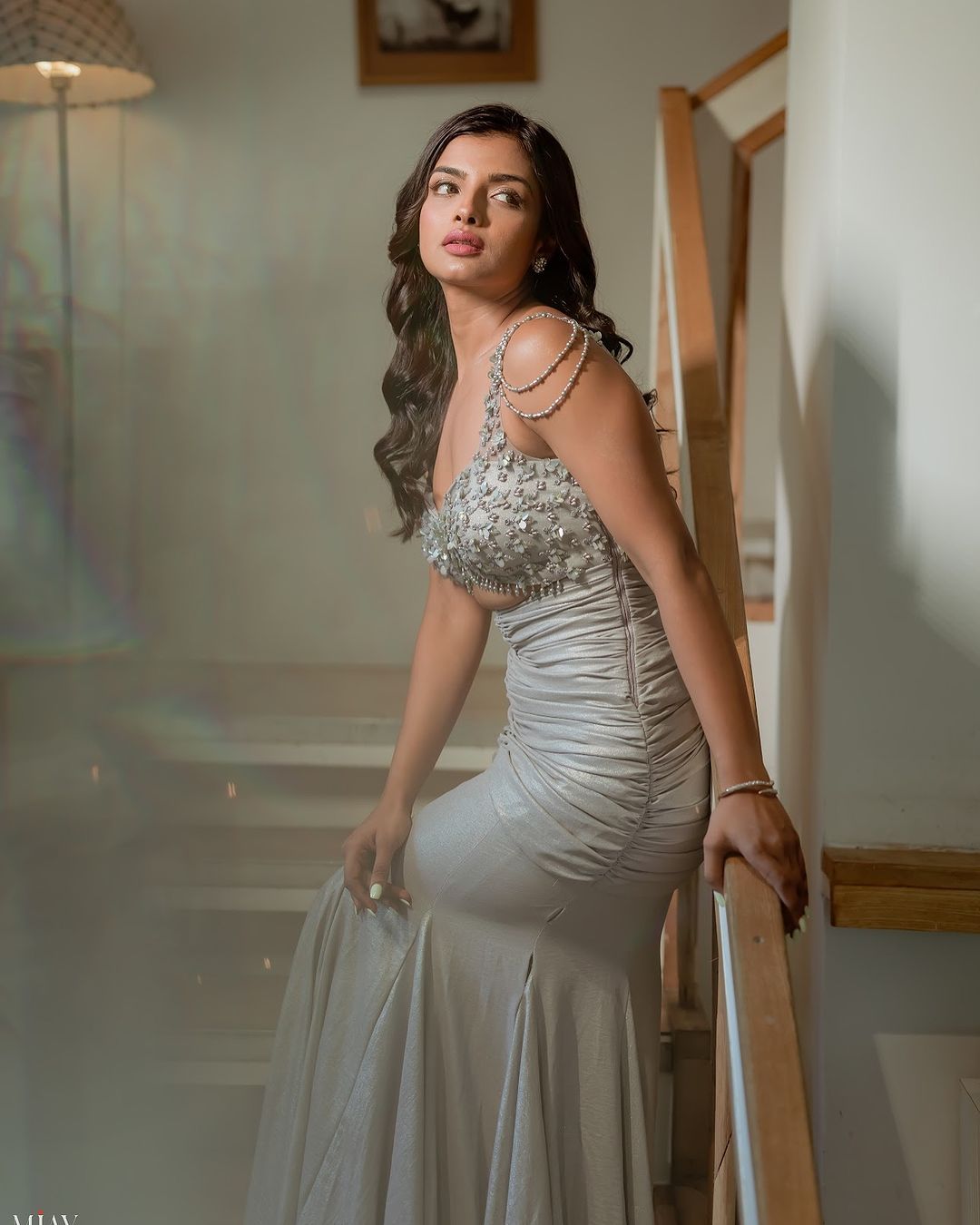 Ashna Zaveri stuns like never before in a breathtaking metallic gown.