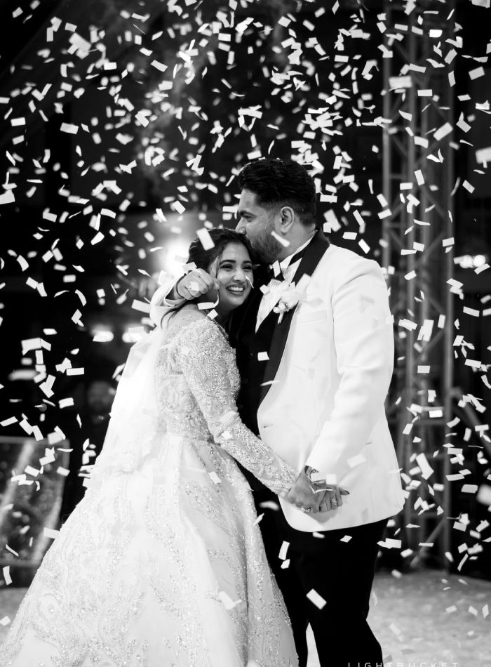 Tharun sudhir and Sonal tie knot in traditional Christian ceremony; see pics