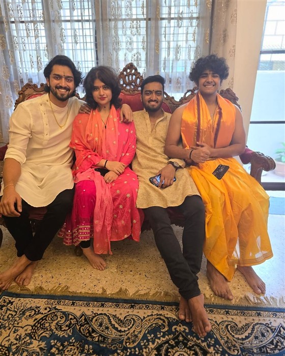 Upendra Celebrates Ganesh Chaturthi With Family; see pics