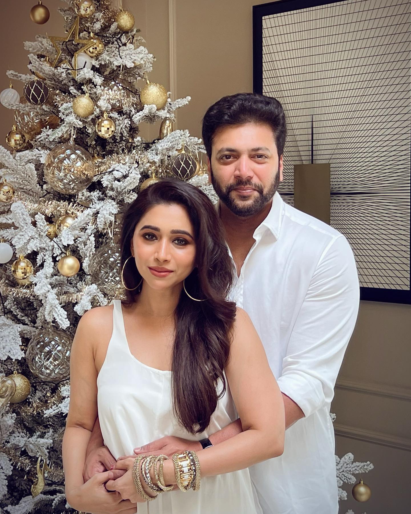 Aarti met Jayam Ravi in Scotland, where their love story began.