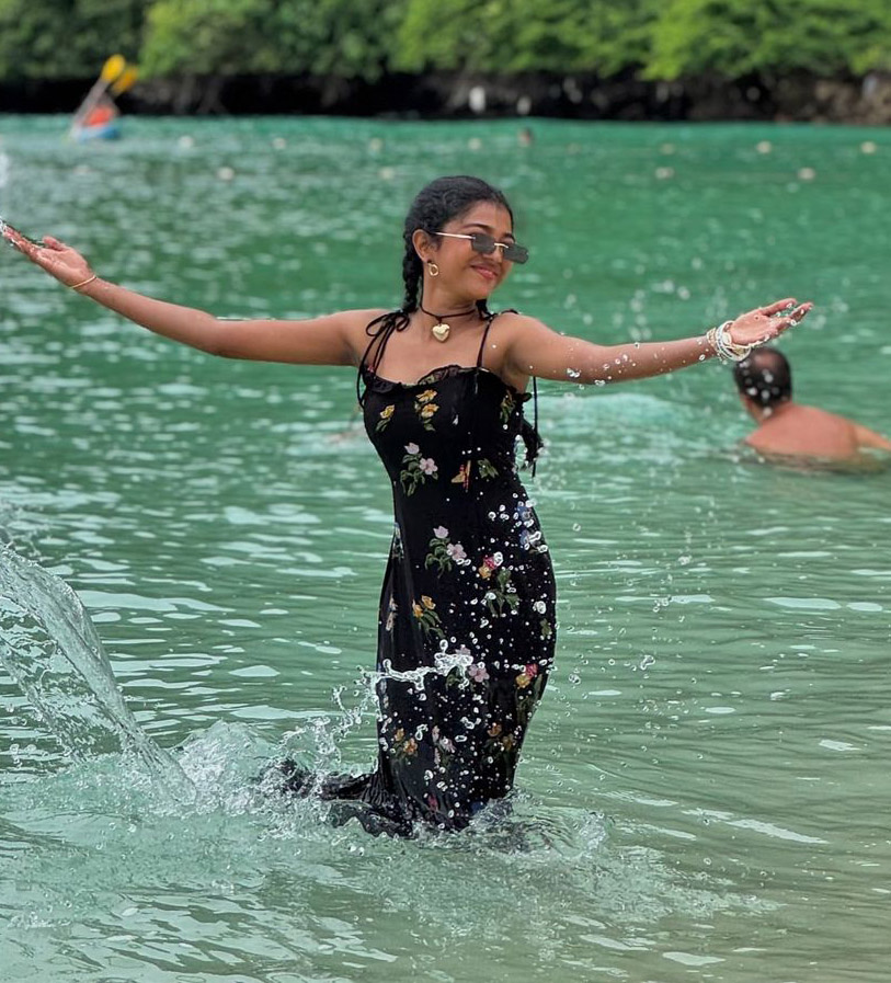 Amala Shaji Enjoys Her Thailand Beach Vacation