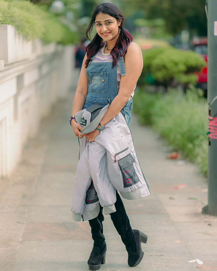 Sangeetha Sringeri was recently spotted in Bangalore, where renowned photographer Rakesh Photopedia captured her stunning portraits.