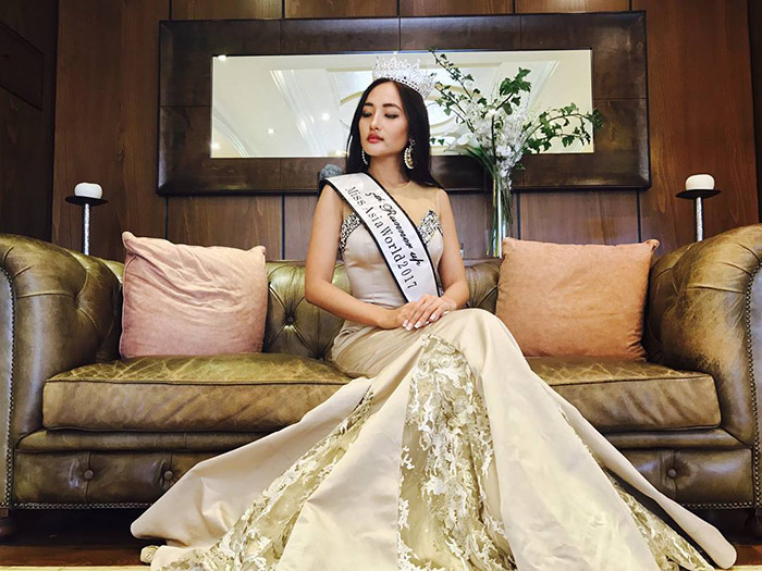 She has won several beauty pageants, including Miss Tiara India International 2017 and Miss Earth India Water 2016