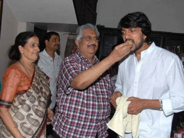 Know All About Kiccha Sudeep Mother Saroja