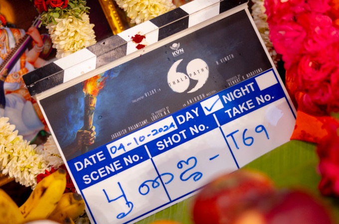 KVN Productions Thalapathy 69 with Vijay film begins with pooja Ceremony