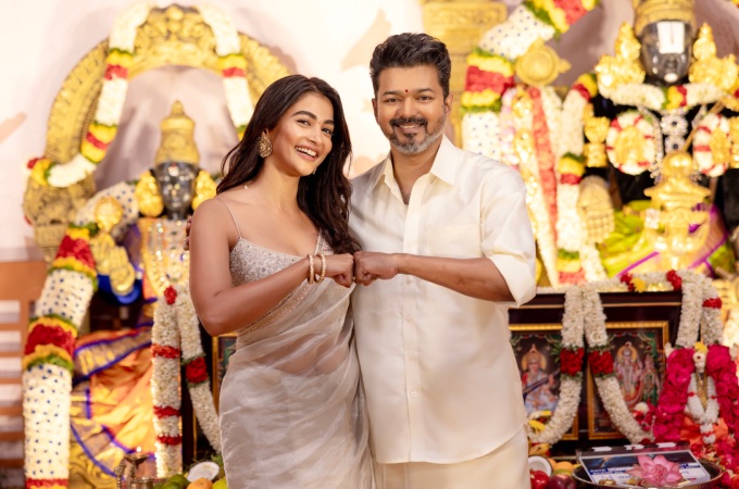 KVN Productions Thalapathy 69 with Vijay film begins with pooja Ceremony