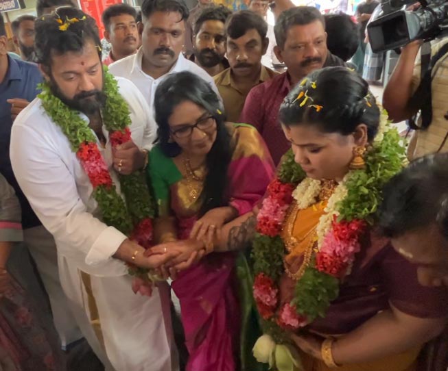 Malayalam Actor Bala's Beautiful Fourth Wedding: Photo Highlights
