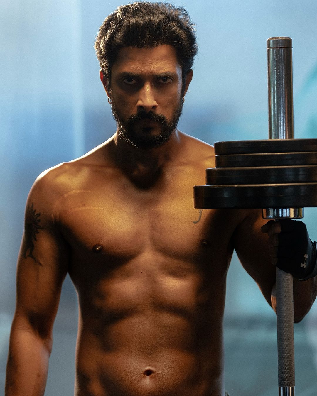 Pics: Actor Nenapirali Prem flaunts abs in shirtless photos
