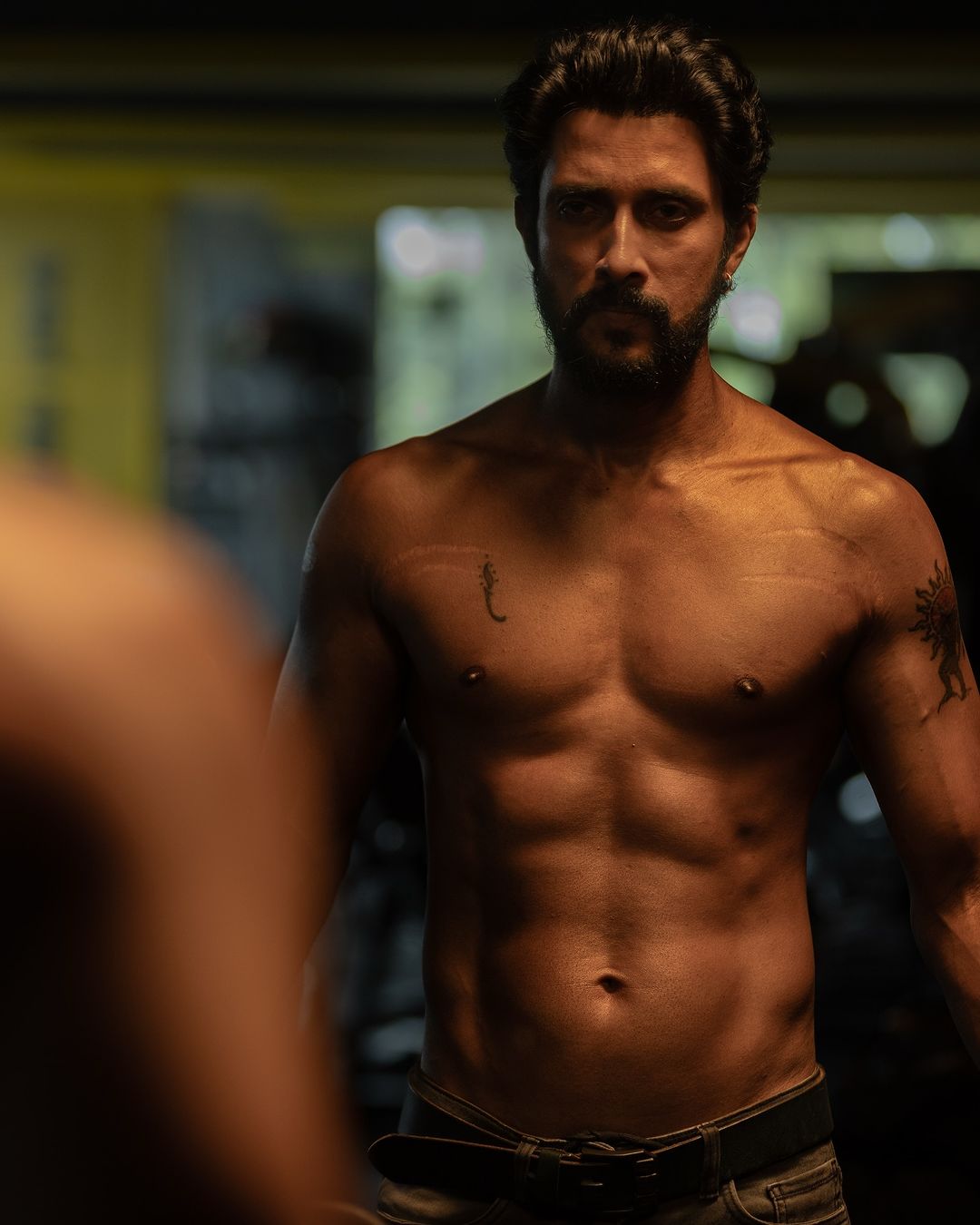 Pics: Actor Nenapirali Prem flaunts abs in shirtless photos