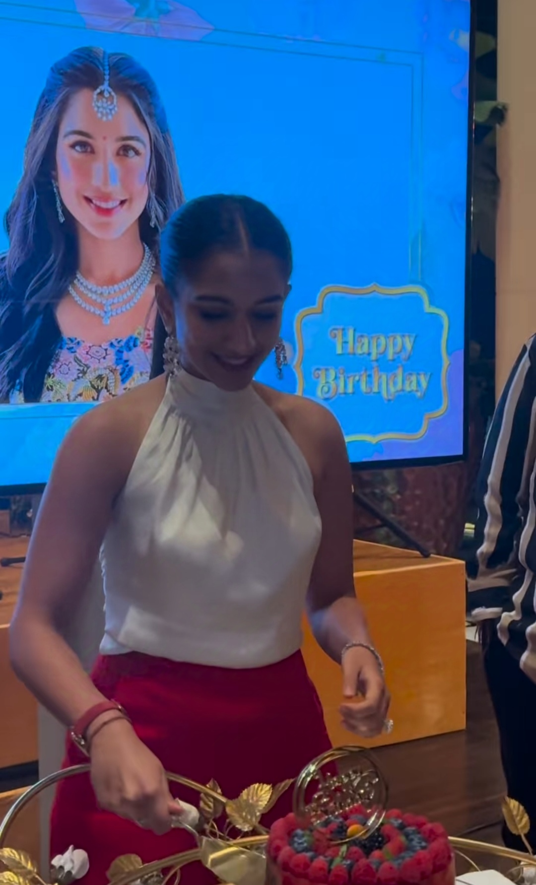 Radhika Merchant Celebrates Birthday In Sasural For The First Time Akash Ambani Refused Cake From Her