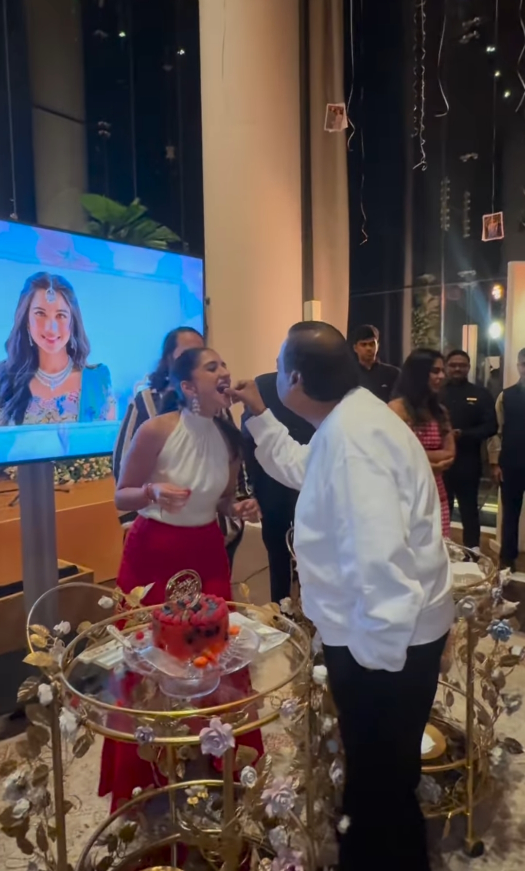 Radhika Merchant Celebrates Birthday In Sasural For The First Time Akash Ambani Refused Cake From Her