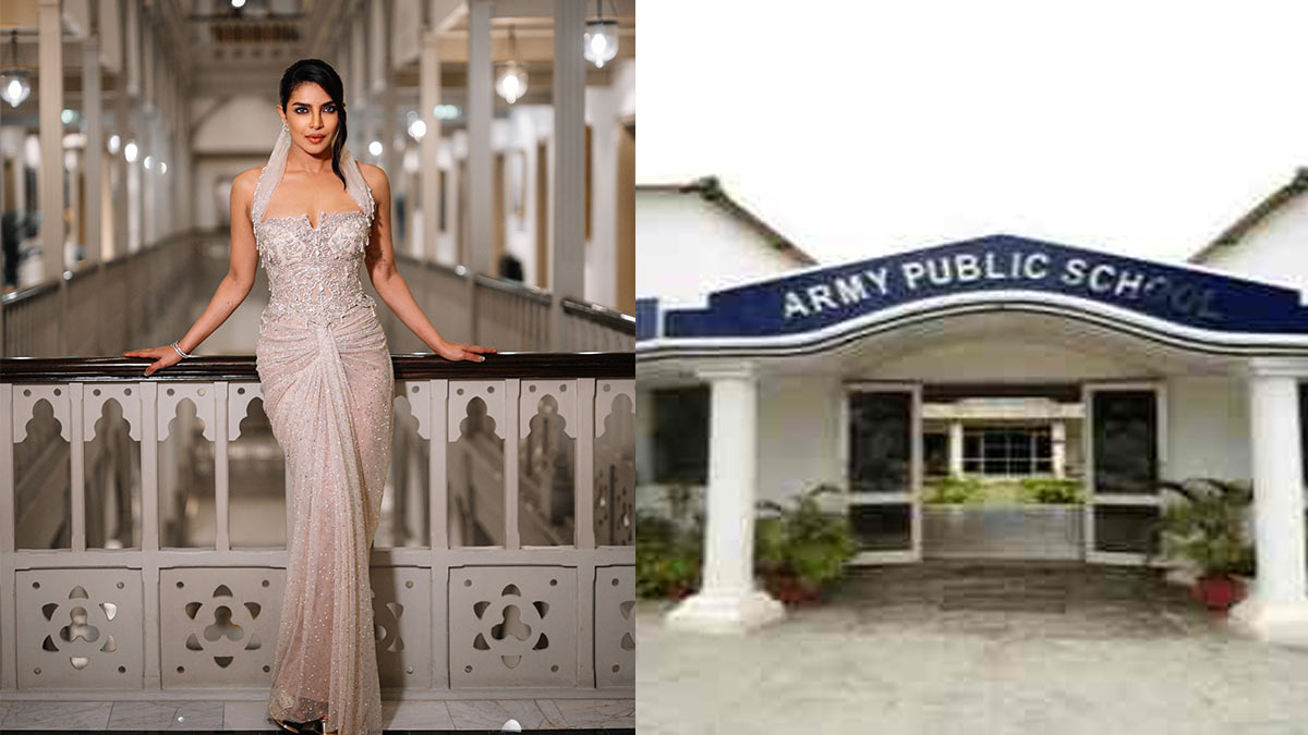 Priyanka Chopra: Studied at Army Public School in Bareilly, then moved to the United States for further education.