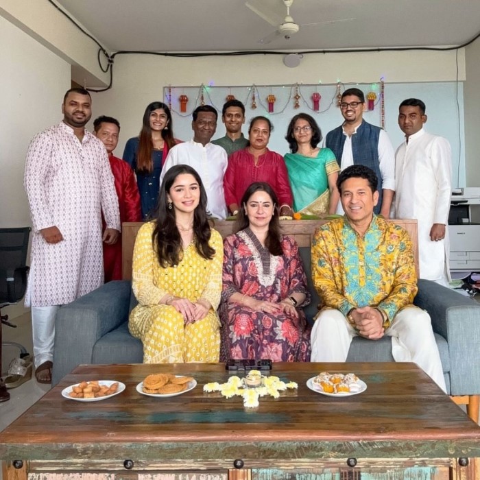Sara Khan and Sachin Tendulkar celebrated Diwali 2024 with close friends and family, creating a warm and joyous atmosphere filled with love and laughter.