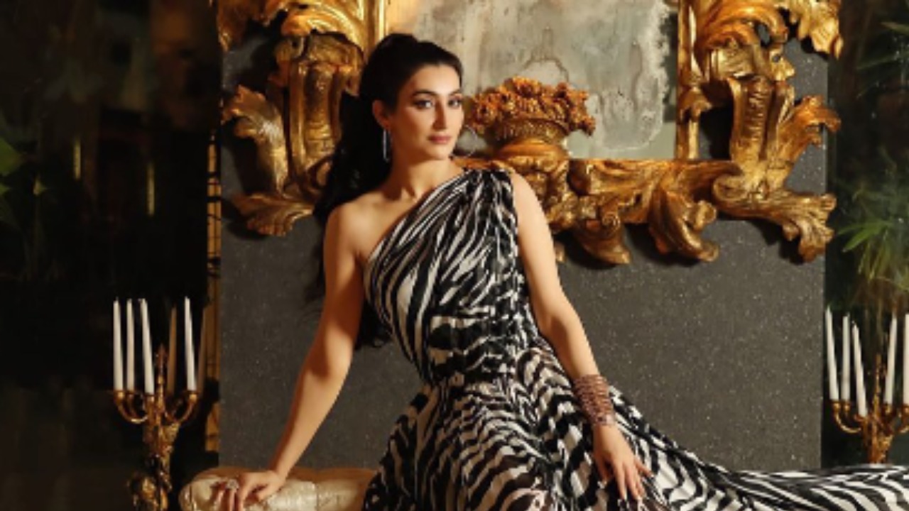 Shalini Pasi Luxurious House Has 14 Rooms with gold art work on walls Inside Photos