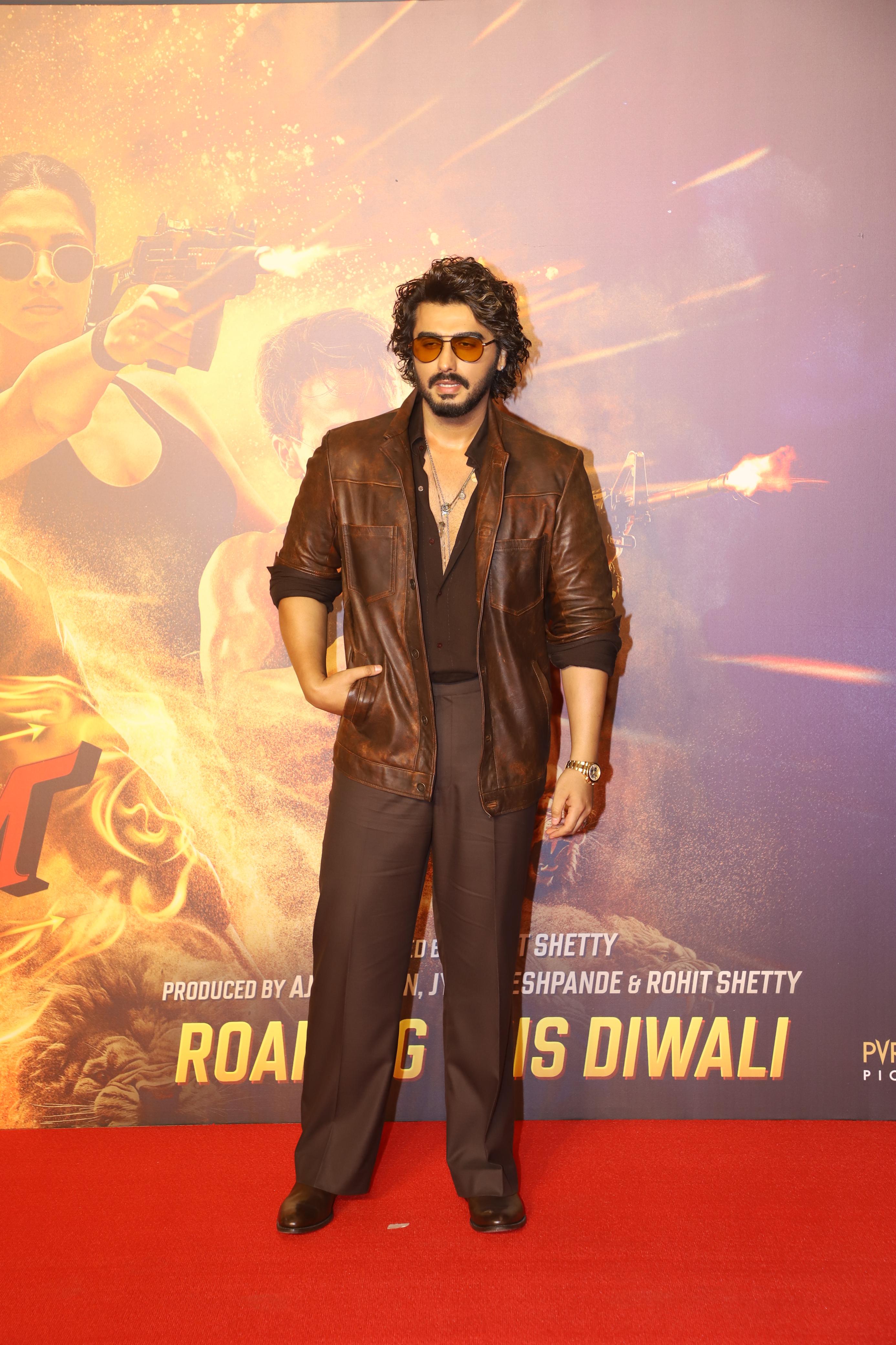 Arjun Kapoor at Singham Again Trailer Launch Event
