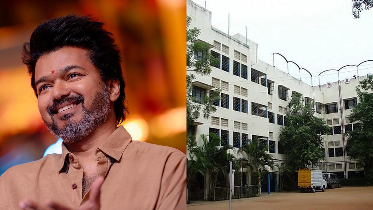 Vijay: Completed his schooling at Balalok Matriculation Higher Secondary School in Chennai