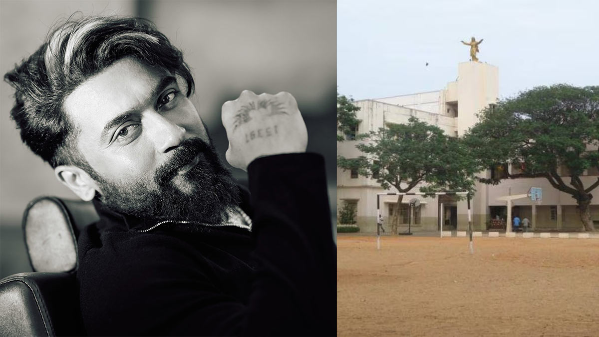 Suriya: Attended St. Bede's Anglo Indian Higher Secondary School in Chennai