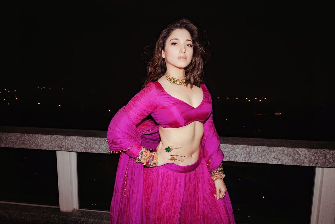 Tamanna Bhatia attends the Ramesh Taurani's Diwali bash, see pics
