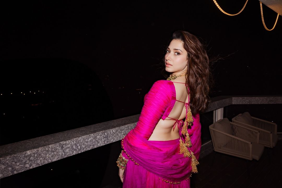 Tamanna Bhatia attends the Ramesh Taurani's Diwali bash, see pics