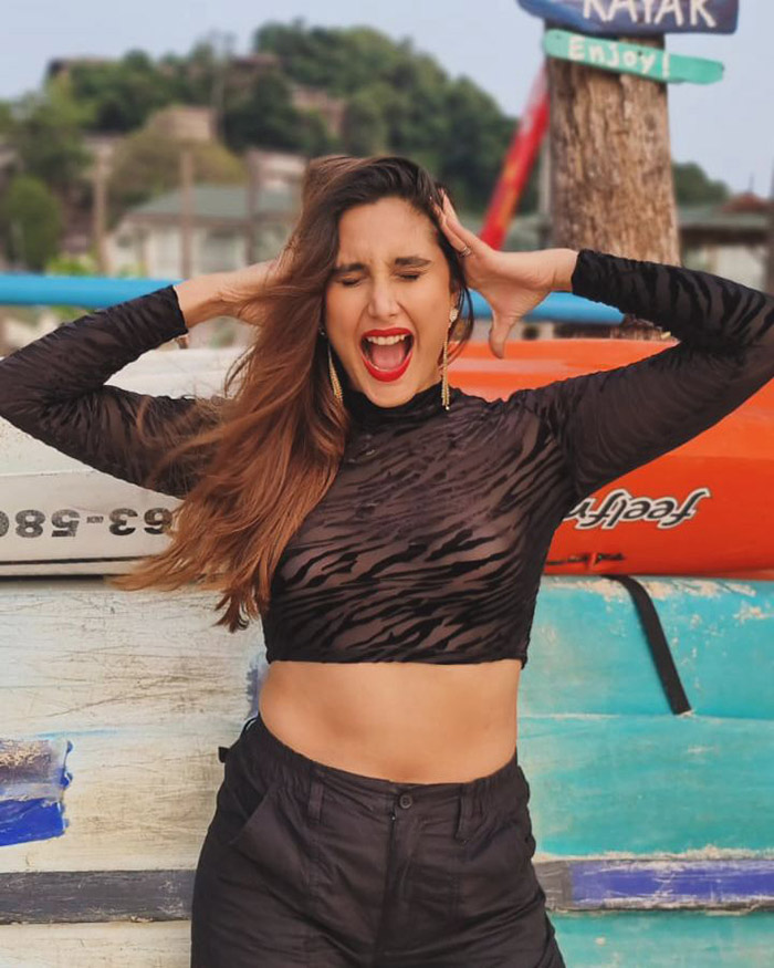 Nikhita started her career as a model during her school days. In 2018,