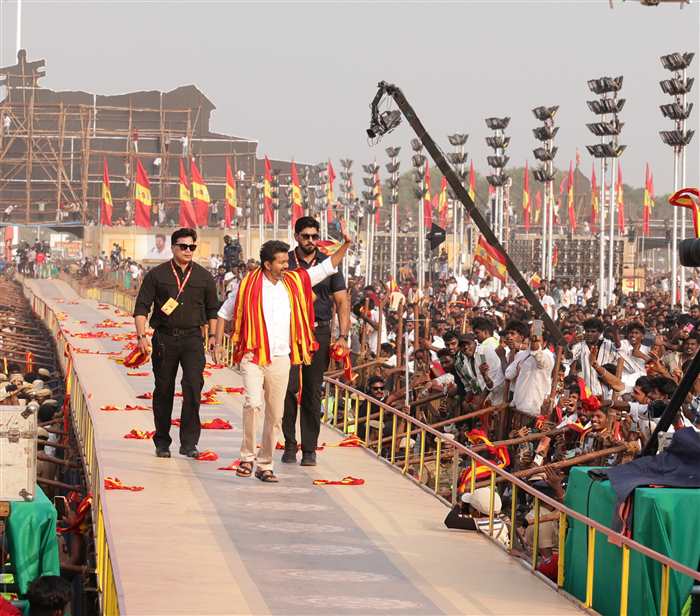 Vijay Thalapathy's First Political Speech and Mega Rally in Tamil Nadu: A Visual Journey