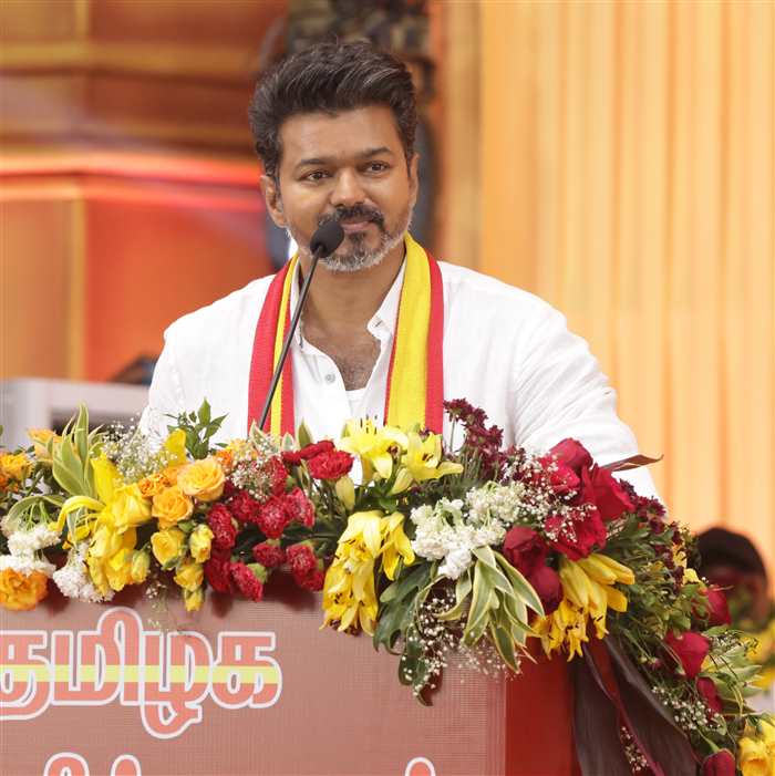 Vijay Thalapathy's First Political Speech and Mega Rally in Tamil Nadu: A Visual Journey