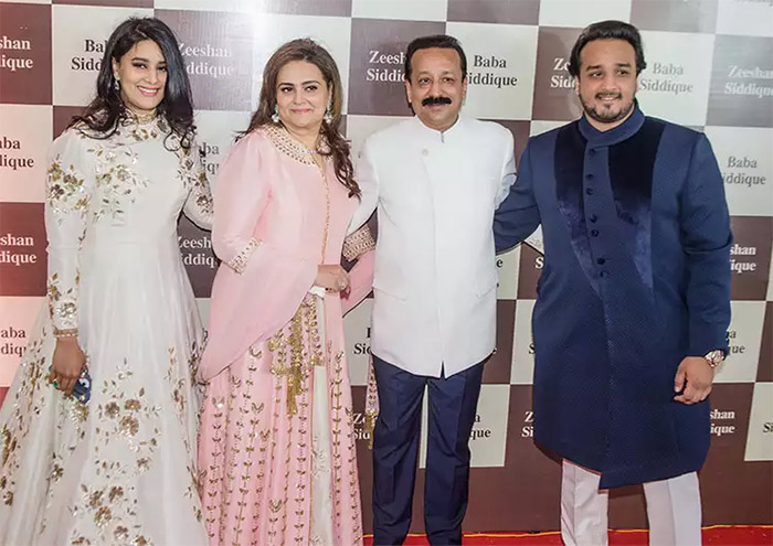 He was married to Shehzeen Siddique (Alka Bindra) and had two children, Arshia and Zeeshan Siddique.