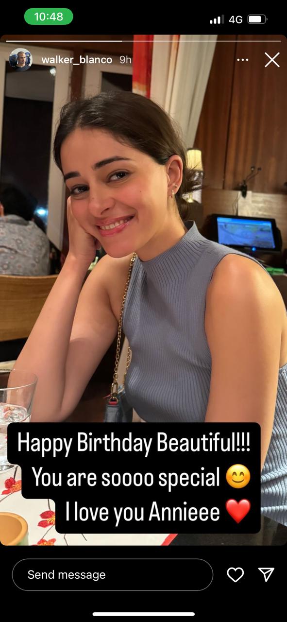 Who Is Walker Blanco? Ananya Panday's Mystery Man's Sweet Birthday Post Goes Viral