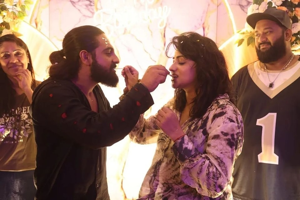 Zaid Khan Celebrates Rachita Ram’s Birthday with a Heartfelt Surprise