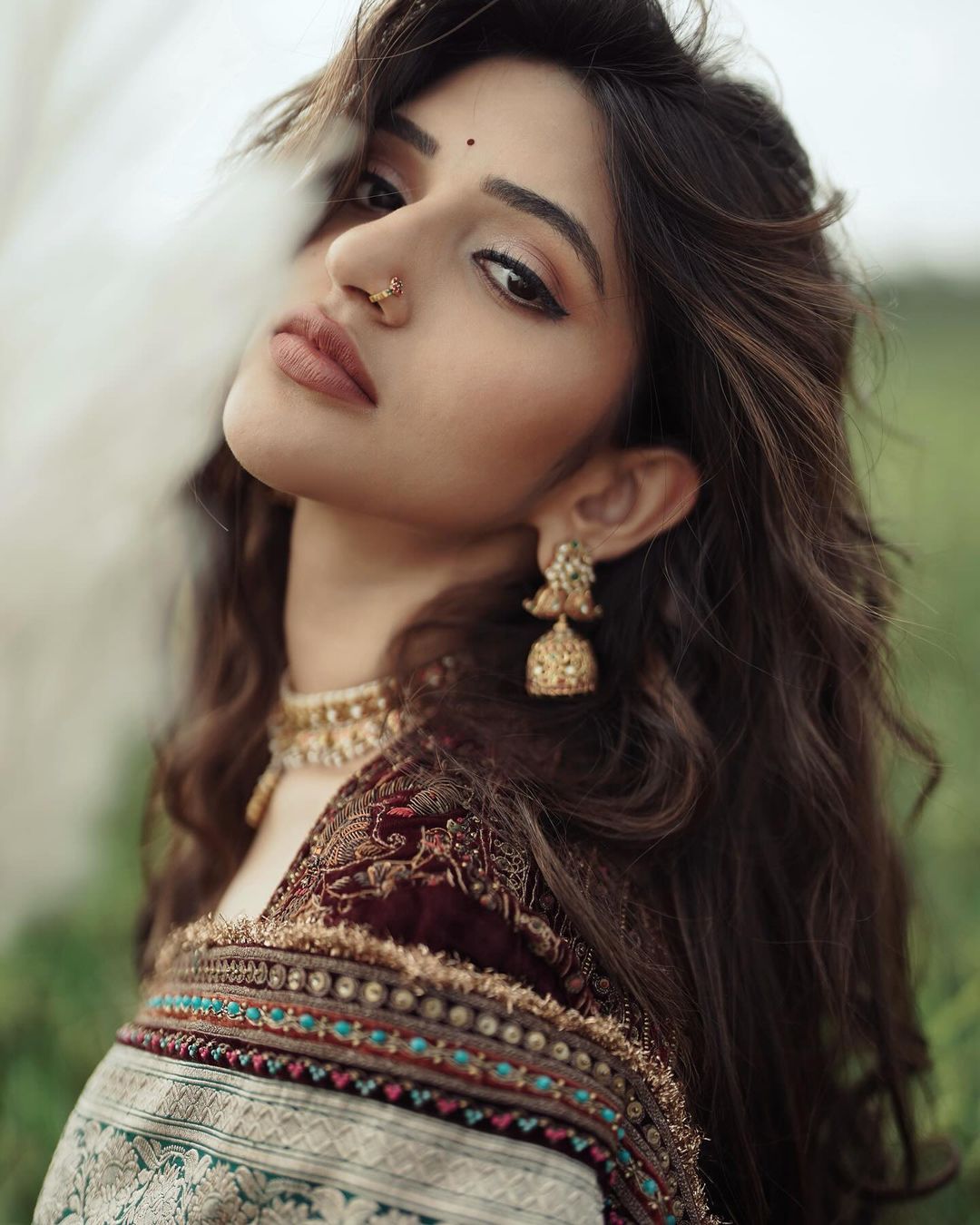 Sreeleela green saree photoshoot