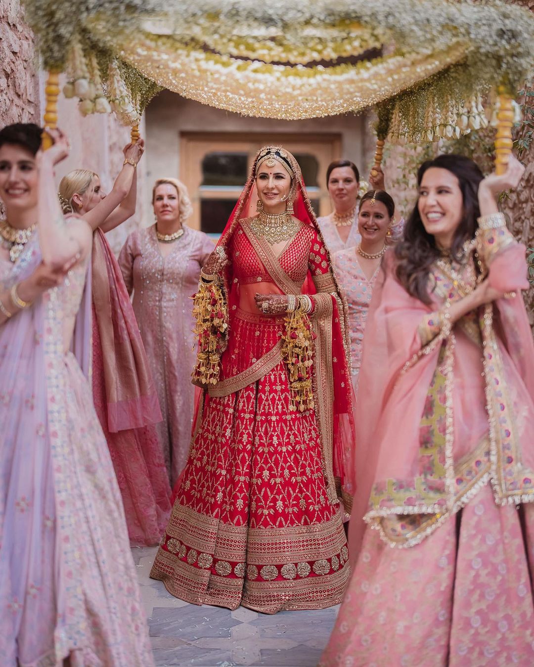 Deepika Padukone To Katrina Kaif: Iconic Red Bridal Lehenga Looks By Your Favourite B-Town Divas