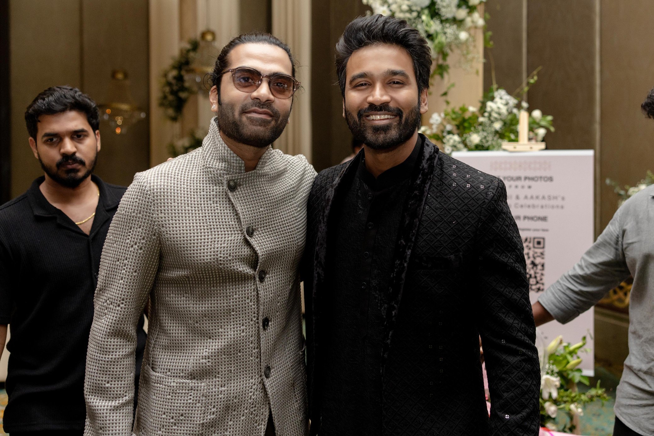 Dhanush And Silambarasan TR Star-Studded Night AT Aakash Baskaran Family Sangeeth Function