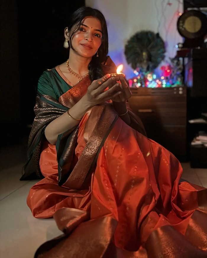 Sanjita Shetty Celebrated Diwali colorfully, showcasing vibrant festivities.