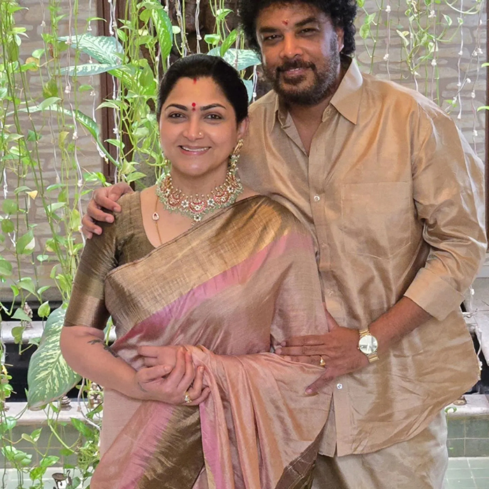 Khushboo Sundar Posted festive clicks with her husband.