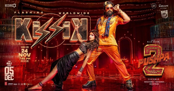 Performance: Featuring Icon Star Allu Arjun and Dancing Queen Sreeleela, with music by Rockstar Devi Sri Prasad, this musical extravaganza will rule the charts from November 24, 7:02 PM!