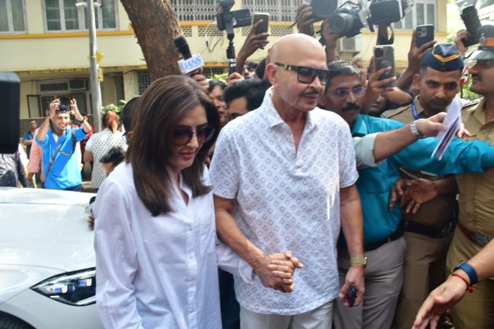 The Father daughter duo were among several notable individuals who participated in the voting process.