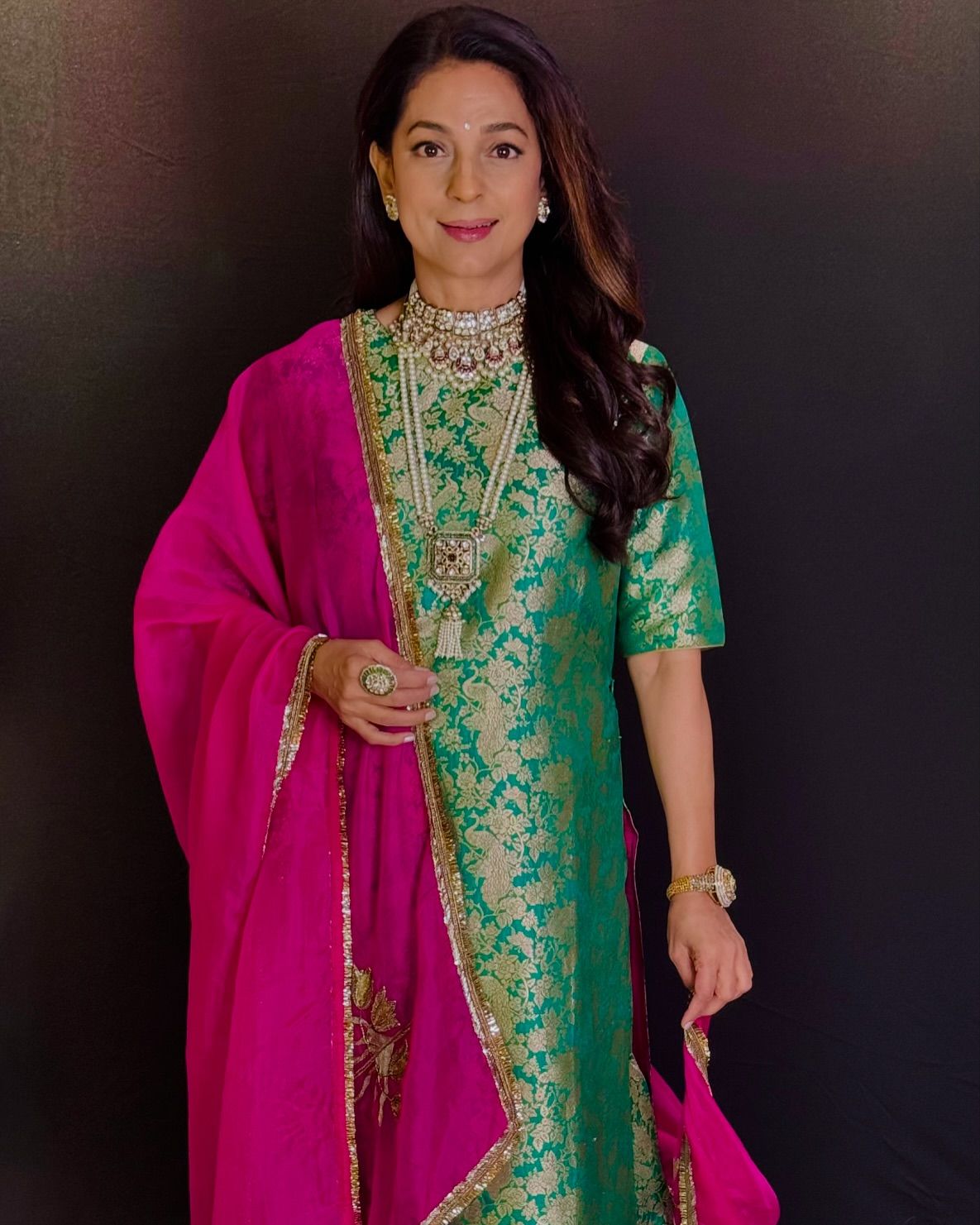 Juhi Chawla was born on November 13, 1967. As of 2024, she is 57 years old.