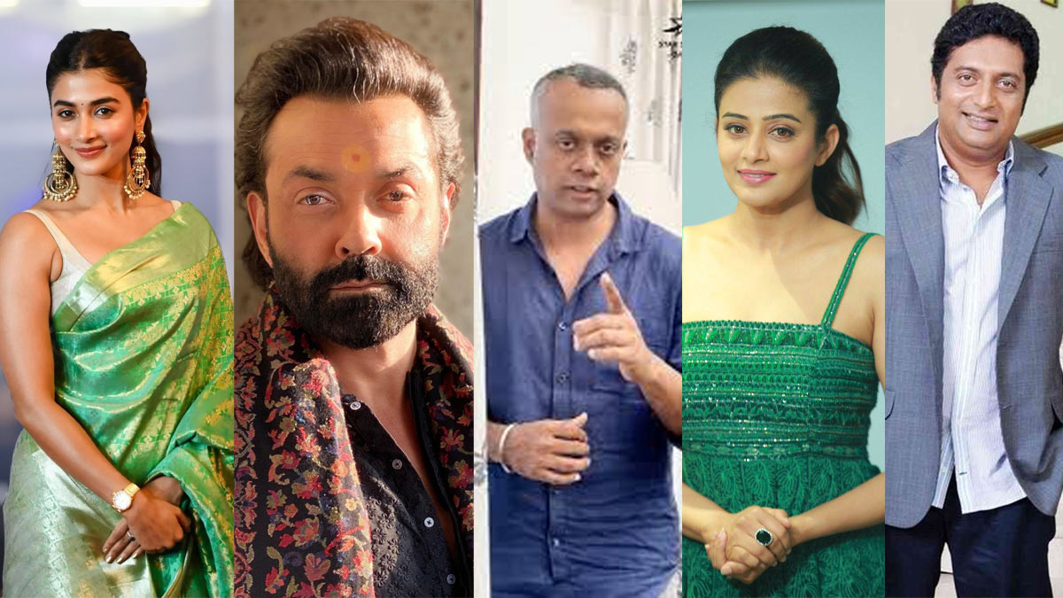 The movie boasts an impressive ensemble cast, including Pooja Hegde, Bobby Deol, Gautam Menon, Priyamani, and Prakash Raj.